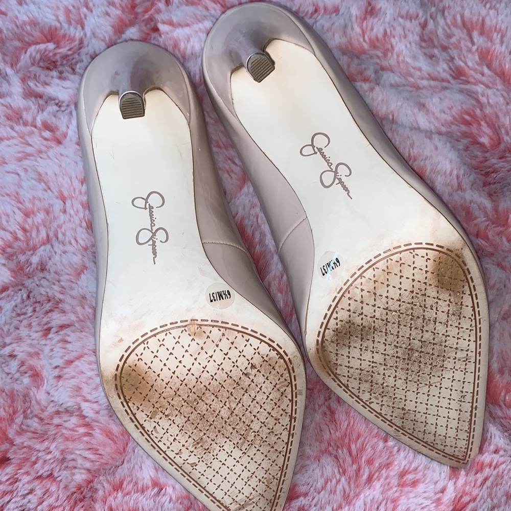 ‼️SOLD‼️ Jessica Simpson Light Baby Pink Cassani Pumps High Heels Size 6 1/2 - Picture 9 of 14